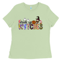 Matcha Drink Up Witches Ladies Tee - CowhideDigitalArt
