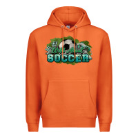 Carrot Wild about Soccer Premium Hoodie - HowdyJamesFarm