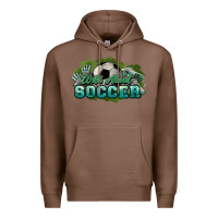 Chestnut Wild about Soccer Premium Hoodie - HowdyJamesFarm
