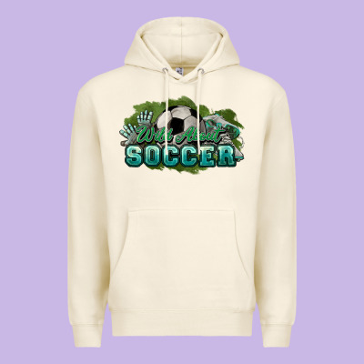Wild About Soccer Premium Hoodie Designed By Howdyjamesfarm