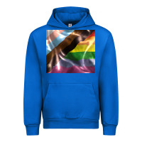 Cobalt Pride flag Urban Hoodie - FaDigitalArtStudio