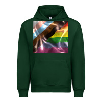 Forest Green Pride flag Urban Hoodie - FaDigitalArtStudio