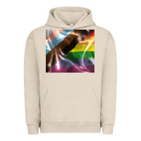 Pigment French Oak Pride flag Urban Hoodie - FaDigitalArtStudio
