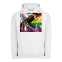 Pigment Lunar Rock Pride flag Urban Hoodie - FaDigitalArtStudio