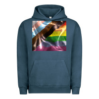 Pigment Midnight Navy Pride flag Urban Hoodie - FaDigitalArtStudio