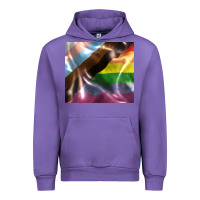 Tulip Pride flag Urban Hoodie - FaDigitalArtStudio
