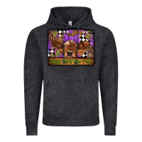 Vintage Black happy mardi gras y'all cow Vintage Hoodie - Jasminsmagicworld