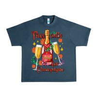 Midnight Navy this calls for champagne Urban Heavy Tee - AdoDesignShop