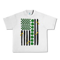 Lunar Rock shamrock usa flag Urban Heavy Tee - MaliasSmallBusiness