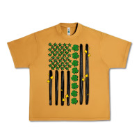 Peanut Butter shamrock usa flag Urban Heavy Tee - MaliasSmallBusiness