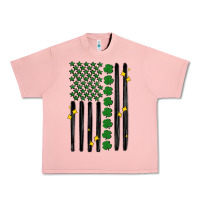 Salmon shamrock usa flag Urban Heavy Tee - MaliasSmallBusiness