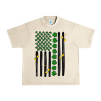 Sandshell shamrock usa flag Urban Heavy Tee - MaliasSmallBusiness