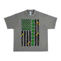 Tornado shamrock usa flag Urban Heavy Tee - MaliasSmallBusiness