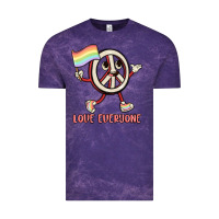 Cloud Purple love everyone Vintage Tee - MaliasSmallBusiness