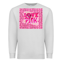 Dove Grey love pink Premium Sweatshirt - TumblerDesignByShophia