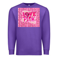Purple love pink Premium Sweatshirt - TumblerDesignByShophia