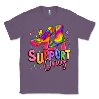 Lavender support drag pride Classic Tee - MaliasSmallBusiness