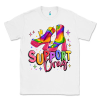 White support drag pride Classic Tee - MaliasSmallBusiness