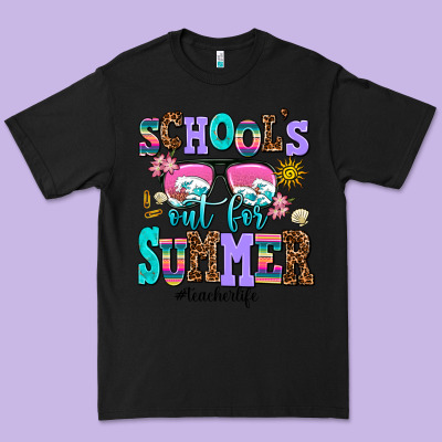 School's Out For Summer Teacherlife Premium Tee Designed By Adodesignshop