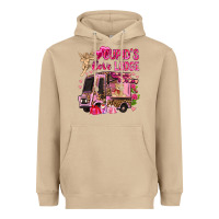 Mushroom Cupid's love lodge with truck Valentine's Day Heavyweight Hoodie - HowdyJamesFarm