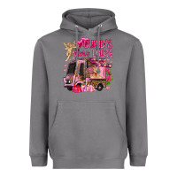 Storm Cupid's love lodge with truck Valentine's Day Heavyweight Hoodie - HowdyJamesFarm