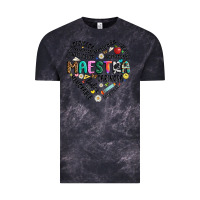 Cloud Black retro maestra word Vintage Tee - JahusDesignShop