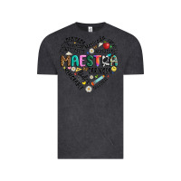 Vintage Black retro maestra word Vintage Tee - JahusDesignShop