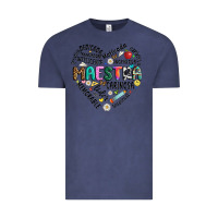 Vintage Denim retro maestra word Vintage Tee - JahusDesignShop