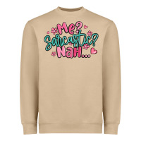 Mushroom me sarcastic nah... Heavyweight Sweatshirt - MaliasSmallBusiness