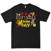 Black it is a softball kinda day Premium Tee - JahusDesignShop