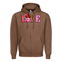 Chestnut valentines day gnomes love Zipper Hoodie - RanaPortraitStore
