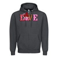 Smoke valentines day gnomes love Zipper Hoodie - RanaPortraitStore