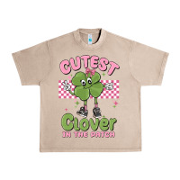 French Oak cutest clover in the patch Urban Heavy Tee - MaliasSmallBusiness
