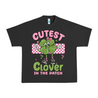 Pigment Black cutest clover in the patch Urban Heavy Tee - MaliasSmallBusiness