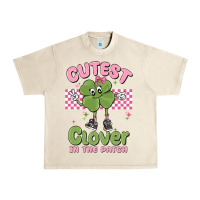 Sandshell cutest clover in the patch Urban Heavy Tee - MaliasSmallBusiness