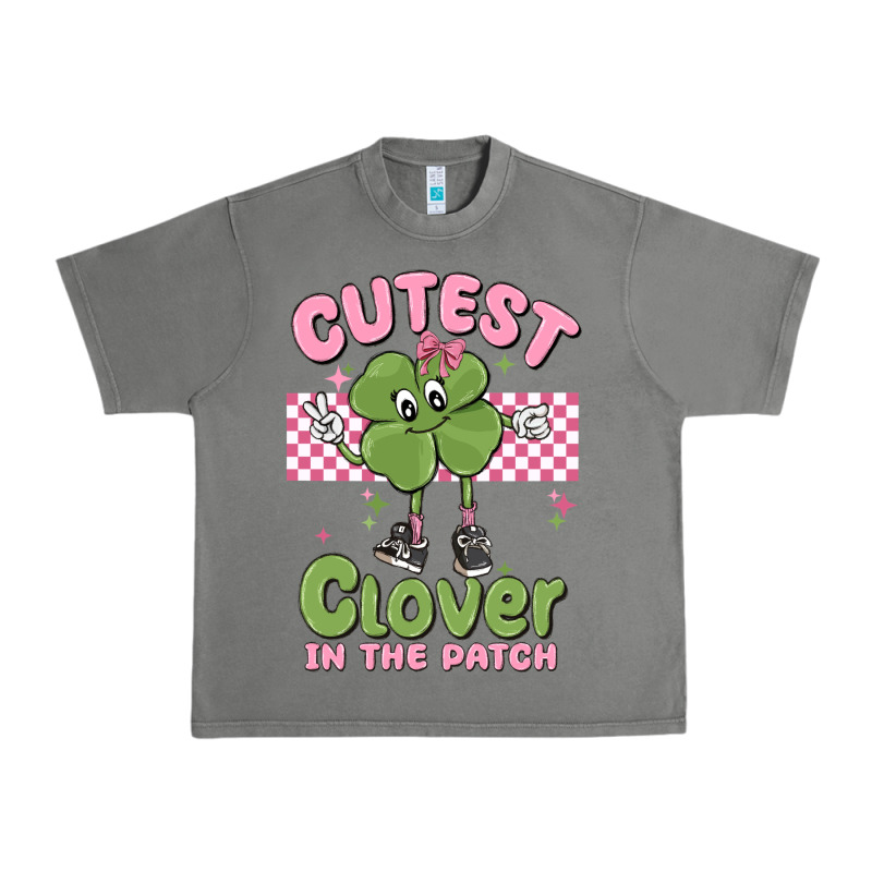 Cutest Clover In The Patch Urban Heavy Tee by MaliasSmallBusiness | Teevron