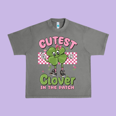 Cutest Clover In The Patch Urban Heavy Tee Designed By Maliassmallbusiness