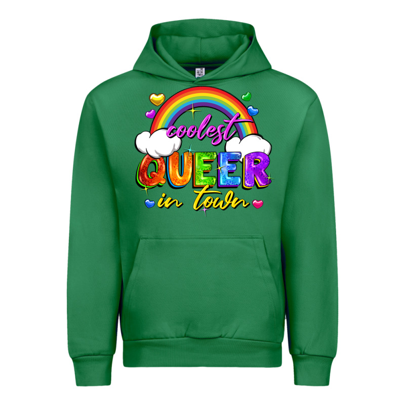 Coolest Queer In Town Urban Hoodie by FaDigitalArtStudio | Teevron