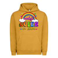 Pigment Peanut Butter Coolest queer in town Urban Hoodie - FaDigitalArtStudio