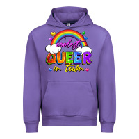 Tulip Coolest queer in town Urban Hoodie - FaDigitalArtStudio