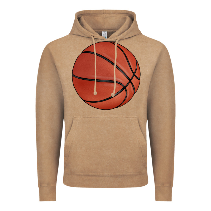 Basketball Vintage Hoodie by BarkalooDesign | Teevron