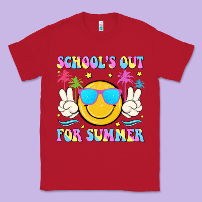 School's Out For Summer Classic Tee Designed By Jahusdesignshop