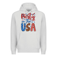 Dove Grey party in the usa Premium Hoodie - JahusDesignShop