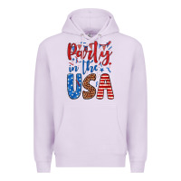 Lilac party in the usa Premium Hoodie - JahusDesignShop