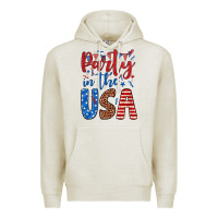 Oatmeal Heather party in the usa Premium Hoodie - JahusDesignShop