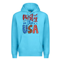 Ocean Blue party in the usa Premium Hoodie - JahusDesignShop
