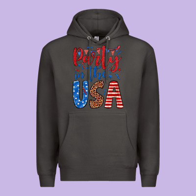 Party In The Usa Premium Hoodie Designed By Jahusdesignshop