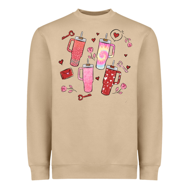 Cup Disorder Valentine's Day Heavyweight Sweatshirt by MaliasSmallBusiness | Teevron