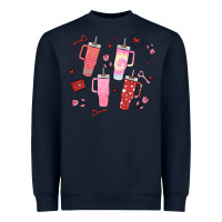 Navy cup disorder valentine's day Heavyweight Sweatshirt - MaliasSmallBusiness