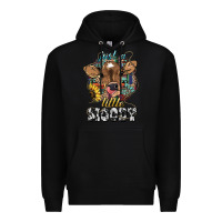 Black Just a little moody baby cow Premium Hoodie - HowdyJamesFarm